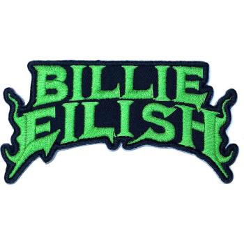 Billie Eilish: Standard Woven Patch/Flame Green