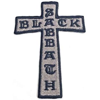 Black Sabbath: Standard Woven Patch/Cross