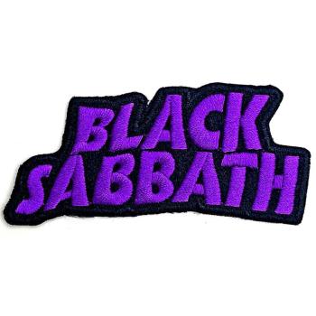 Black Sabbath: Standard Woven Patch/Cut Out Wavy Logo