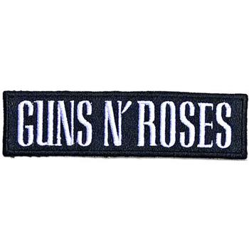Guns N Roses: Guns N' Roses Standard Woven Patch/Text Logo