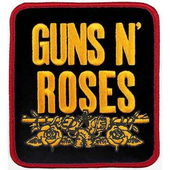 Guns N Roses: Guns N' Roses Standard Woven Patch/Stacked Black