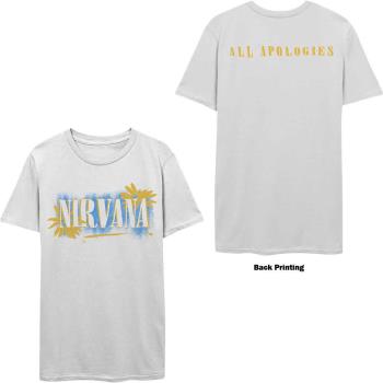 Nirvana: Unisex T-Shirt/All Apologies (Back Print) (Small)