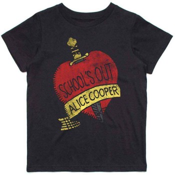 Alice Cooper: Kids T-Shirt/Schools Out (Black) (12-13 Years)
