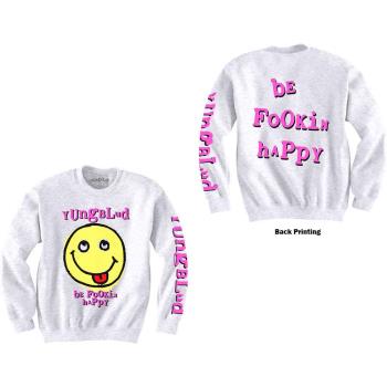 Yungblud: Unisex Sweatshirt/Raver Smile (Back & Sleeve Print) (Small)