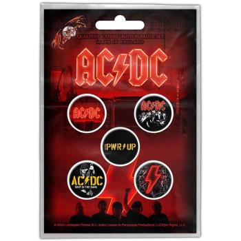 AC/DC: Button Badge Pack/PWR-UP (Retail Pack)