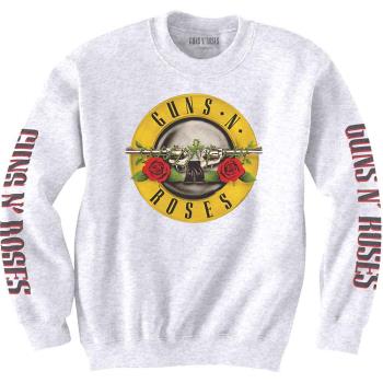 Guns N Roses: Guns N' Roses Unisex Sweatshirt/Classic Text & Logos (Sleeve Print) (Large)