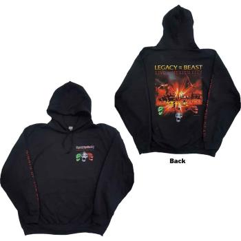 Iron Maiden: Unisex Pullover Hoodie/Nights Of The Dead (Back Print Sleeve Print) (Small)