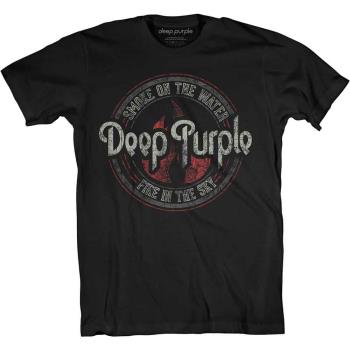 Deep Purple: Unisex T-Shirt/Smoke Circle (Small)