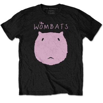 The Wombats: Unisex T-Shirt/Logo (Black) (Medium)
