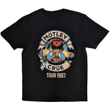 Mötley Crue: Unisex T-Shirt/Girls Girls Girls Tour '87 (Medium)