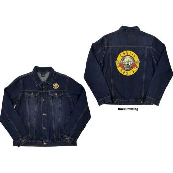 Guns N Roses: Guns N' Roses Unisex Denim Jacket/Classic Logo (Back Print) (Small)