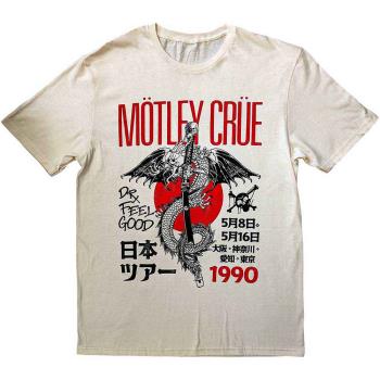 Mötley Crue: Unisex T-Shirt/Dr. Feelgood Japanese Tour '90  (Large)