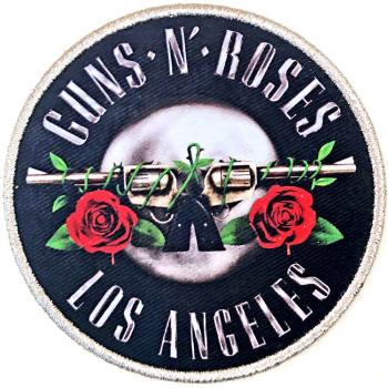 Guns N Roses: Guns N' Roses Standard Printed Patch/Los Angeles Silver