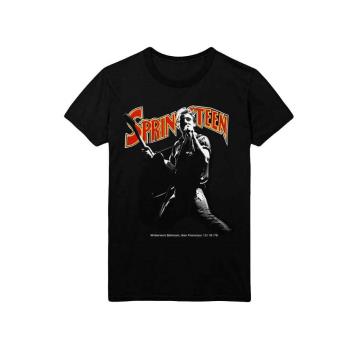 Bruce Springsteen: Unisex T-Shirt/Winterland Ballroom Singing (Large)