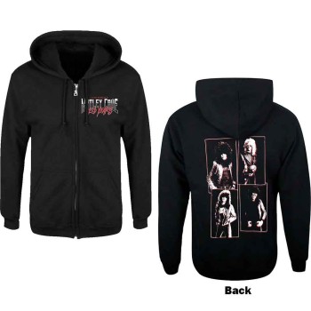 Mötley Crue: Unisex Zipped Hoodie/40 Years (Back Print) (Medium)