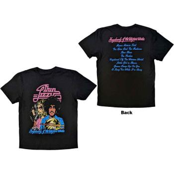 Thin Lizzy: Unisex T-Shirt/Vagabonds of the Western World Tracklist (Back Print) (Large)