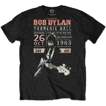 Bob Dylan: Unisex T-Shirt/Carnegie Hall '63 (Eco-Friendly) (Small)