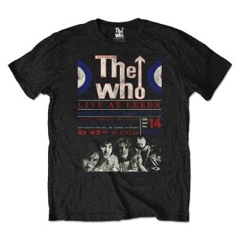 The Who: Unisex T-Shirt/Live At Leeds '70 (Eco-Friendly) (X-Large)