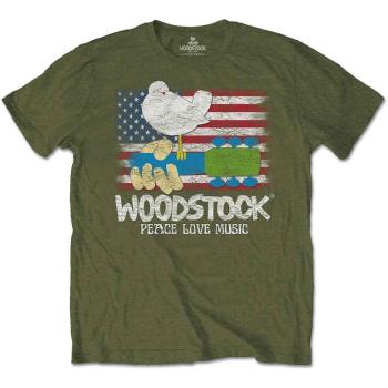 Woodstock: Unisex T-Shirt/Flag (XX-Large)