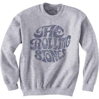 The Rolling Stones: Unisex Sweatshirt/Vintage 70s Logo (Medium)
