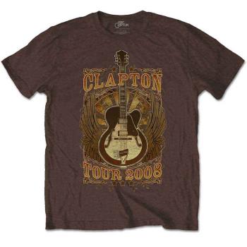 Eric Clapton: Unisex T-Shirt/Tour 2008 (Medium)