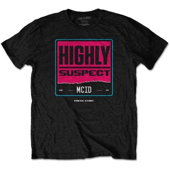 Highly Suspect: Unisex T-Shirt/Press Start (Black) (Medium)