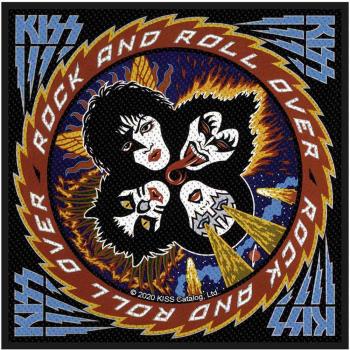 KISS: Standard Woven Patch/Rock N' Roll Over