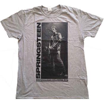 Bruce Springsteen: Unisex T-Shirt/Wintergarden Photo (Small)