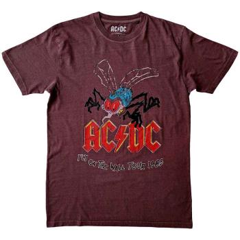 AC/DC: Unisex T-Shirt/Fly On The Wall Tour (Large)
