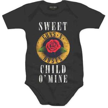 Guns N Roses: Guns N' Roses Kids Baby Grow/Child O' Mine Rose (0-3 Months)