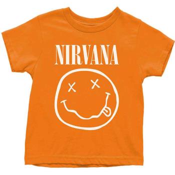 Nirvana: Kids Toddler T-Shirt/White Happy Face (2 Years)