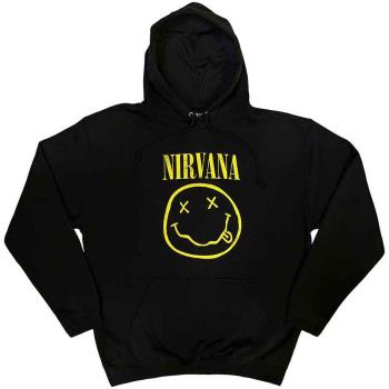 Nirvana: Unisex Pullover Hoodie/Yellow Happy Face (Medium)