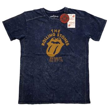 The Rolling Stones: Unisex T-Shirt/NYC '75 (Wash Collection) (Medium)