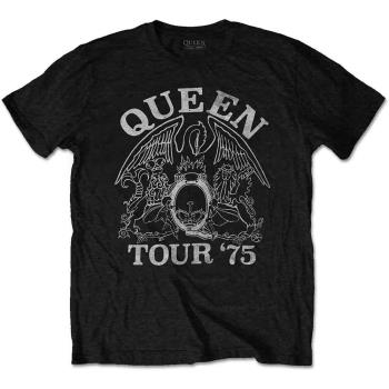Queen: Unisex T-Shirt/Tour '75 (Eco-Friendly) (X-Large)