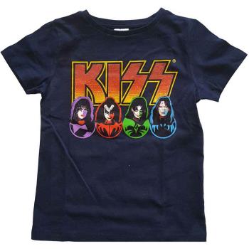 KISS: Kids T-Shirt/Logo Faces & Icons (9-10 Years)