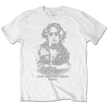 John Lennon: Unisex T-Shirt/Peace (Large)