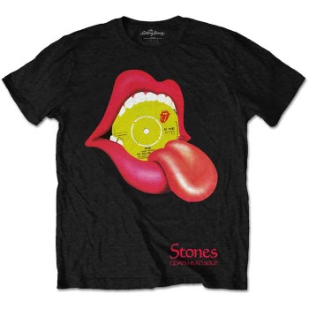 The Rolling Stones: Unisex T-Shirt/Angie - Goats Head Soup (Black) (Medium)