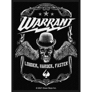 Warrant: Standard Woven Patch/Louder Harder Faster