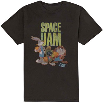 Space Jam: Unisex T-Shirt/SJ2: Tune Squad (Black) (X-Large)