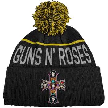 Guns N Roses: Guns N' Roses Unisex Bobble Beanie Hat/Cross