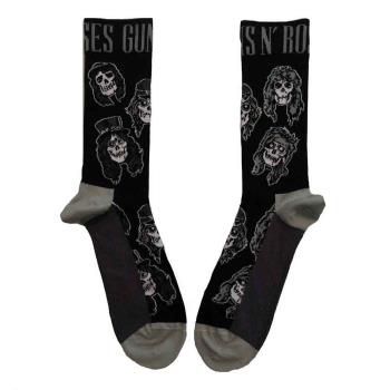 Guns N Roses: Guns N' Roses Unisex Ankle Socks/Skulls Band Monochrome (UK Size 7 - 11)