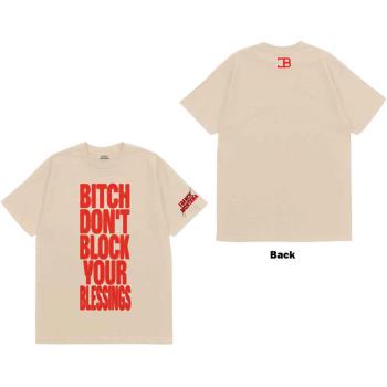 French Montana: Unisex T-Shirt/Don't Block Your Blessings (Back Print) (Medium)