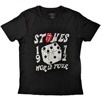 The Rolling Stones: Unisex T-Shirt/Dice Tour '72 (Large)