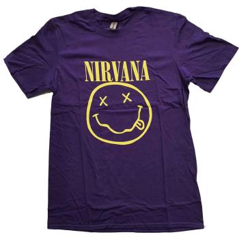 Nirvana: Unisex T-Shirt/Yellow Happy Face (XX-Large)