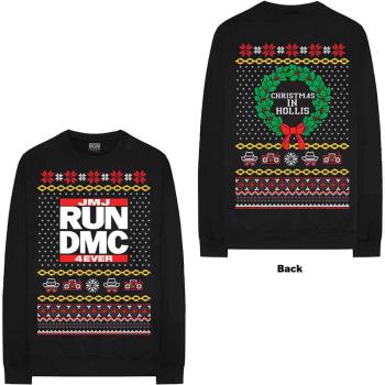 Run DMC: Unisex Sweatshirt/Holiday (Back Print) (XX-Large)