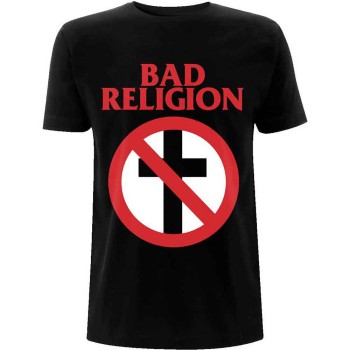 Bad Religion: Unisex T-Shirt/Classic Buster Cross (Black) (Large)