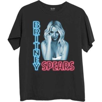 Britney Spears: Unisex T-Shirt/Neon Light (Large)
