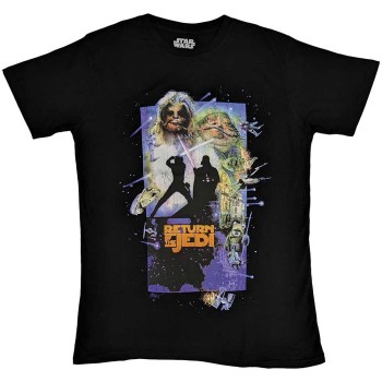 Star Wars: Unisex T-Shirt/Return Of The Jedi Poster (Black) (XX-Large)