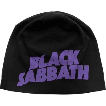 Black Sabbath: Unisex Beanie Hat/Purple Logo JD Print