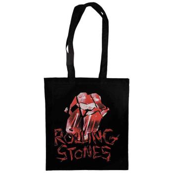 The Rolling Stones: Tote Bag/Hackney Diamonds Cracked Glass Tongue